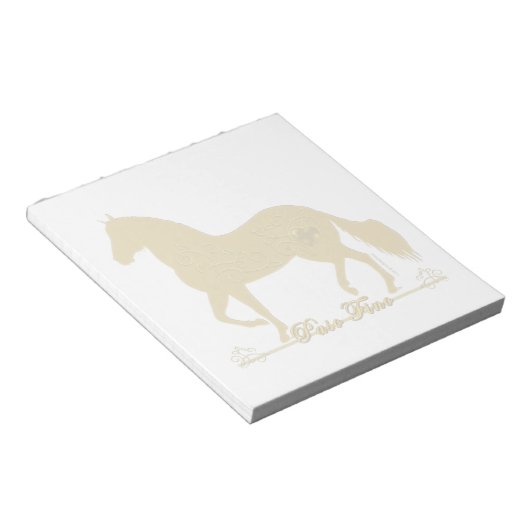 Paso Fino Horse Equestrian Notes Notitieblok (Schuin)