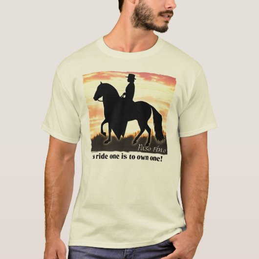 Paso Fino Horse T-shirt (Voorkant)