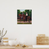 Paso Fino Horses Poster Print (Keuken)