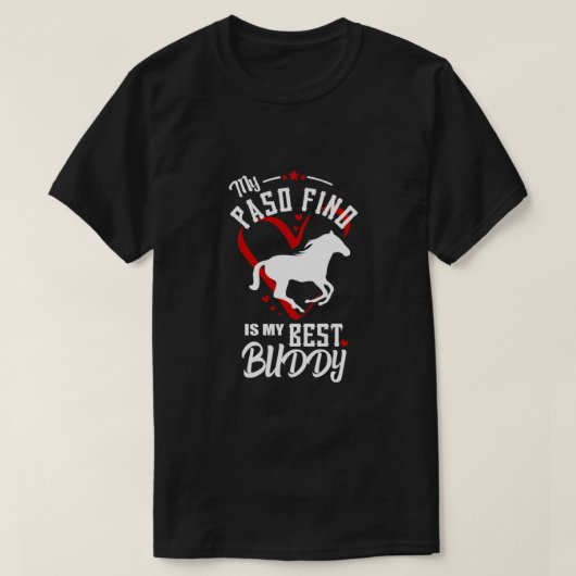 Paso fino paard grafisch hart citaat beste vriend  t-shirt (Design voorkant)