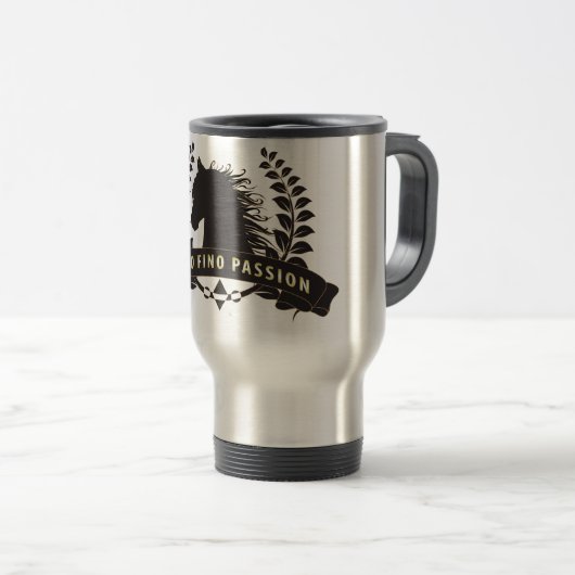 Paso Fino Passion - Travel Mug Reisbeker (Voorkant rechts)