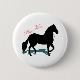 Paso Fino Silhouette Shadow Ronde Button 5,7 Cm