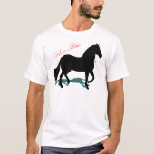 Paso Fino Silhouette Shadow T-shirt (Voorkant)
