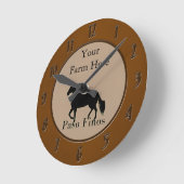 Paso Finos - Personaliseer het Ronde Klok (Hoek)