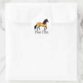 Paso Horse Buckskin Paso Fino Ronde Sticker (Tas)