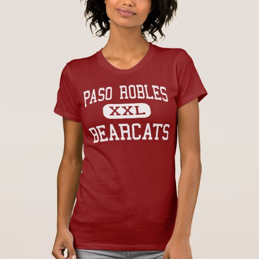 Paso Robles - Bearcats - High - Paso Robles T-shirt (Voorkant)