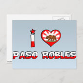 Paso Robles, CA Briefkaart (Voorkant / Achterkant)