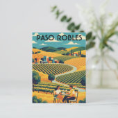 Paso Robles California Central Coast Briefkaart (Staand voorkant)