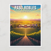 Paso Robles California Central Coast Briefkaart (Voorkant)