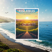 Paso Robles California Central Coast Briefkaart