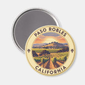 Paso Robles California Central Coast Magneet (Voorkant / Achterkant)