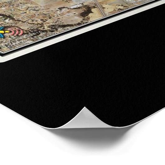 Paso Robles California Satellite Poster Map (Hoek)