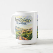 Paso Robles California Vineyard Central Coast Koffiemok (Voorkant links)
