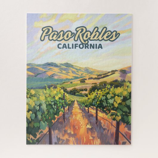 Paso Robles California Vineyard Central Coast Legpuzzel (Verticaal)