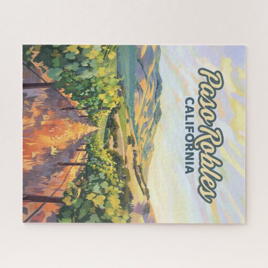 Paso Robles California Vineyard Central Coast Legpuzzel (Horizontaal)