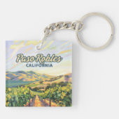 Paso Robles California Vineyard Central Coast Sleutelhanger (Achterkant)