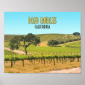 Paso Robles California Vineyard  Poster (Voorkant)