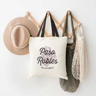 Paso Robles California Wine Country Logo Tote Bag