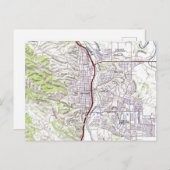 Paso Robles, Californië Kaart (Voorkant / Achterkant)