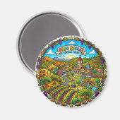 Paso Robles Californië Magneet (Voorkant / Achterkant)