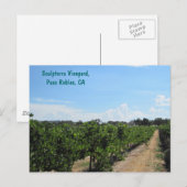 Paso Robles, Californië, Wijnland Briefkaart (Voorkant / Achterkant)