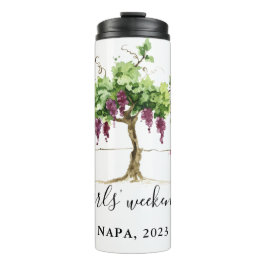 Paso Robles Vineyard Winery Girls' Weekend Thermosbeker
