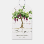 Paso Robles Vineyard Winery Wedding Favors Cadeaulabel (Voorkant)