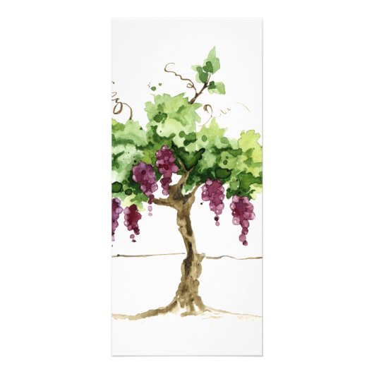 Paso Robles Vineyard Winery Wedding Reception Menu (Achterkant)