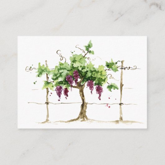 Paso Robles Vineyard Winery Wedding RSVP QR Code Informatiekaartje (Achterkant)