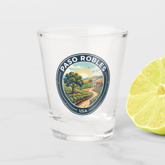 Paso Robles VS Shot Glas (Voorkant)