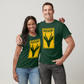 Pasop Springbok Warning Sign South Africa Rugby T-shirt (Unisex)