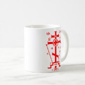 Pasorthodox geweldig schema koffiemok (Voorkant rechts)