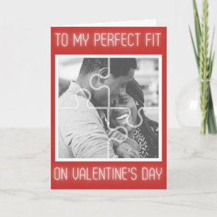 Pasperfecte aangepaste Valentijnskaart met foto Kaart
