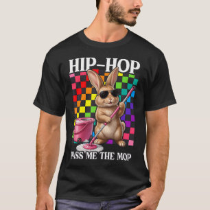 Paspoens Pas Me De Mop Grappige Pasen Schoonmaak H T-shirt
