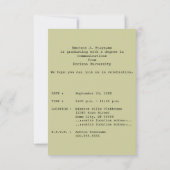 paspoort afstuderen kaart (Achterkant)