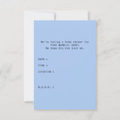 paspoort baby shower kaart (Achterkant)