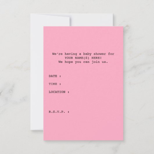 paspoort baby shower kaart (Achterkant)