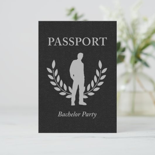 paspoort bachelor kaart (Staand voorkant)