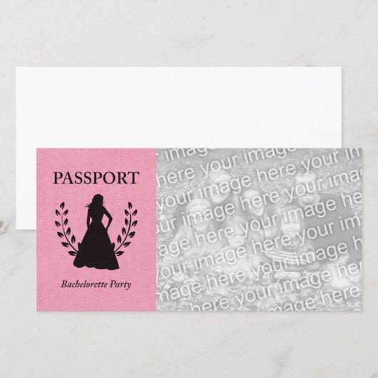 paspoort bachelorette (Voorkant / Achterkant)