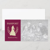 paspoort bachelorette (Voorkant / Achterkant)