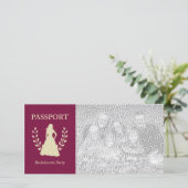 paspoort bachelorette (Staand voorkant)