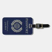 paspoort bagagelabel (Voorkant horizontaal)