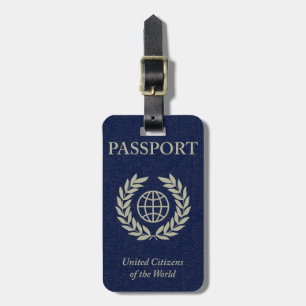 paspoort bagagelabel
