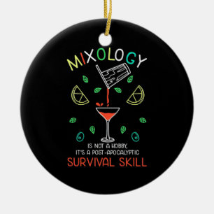 Paspoort   Bartender Mixoloog Keramisch Ornament