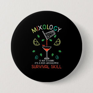 Paspoort   Bartender Mixoloog Ronde Button 7,6 Cm