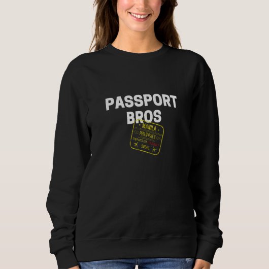 Paspoort Broers Filipijnen Stempel Trui (Voorkant)