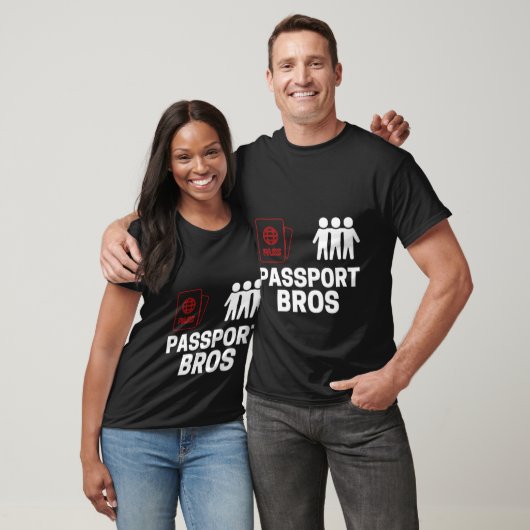 Paspoort Bros pas T-shirt (Unisex)