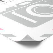 Paspoort foto Booth Airplane Travel Party Theme Poster (Hoek)