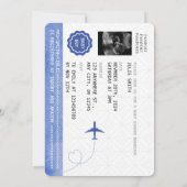 Paspoort Genderneutraal Baby shower regenboog Kaart (Achterkant)