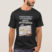 Paspoort gestempeld Soul Recharged Travel T-shirt (Voorkant)